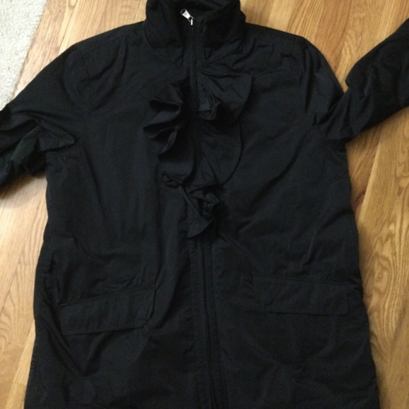 Lauren Ralph Lauren Womens spring, Fall black light jacket, size L. Ruffles - Picture 11 of 11